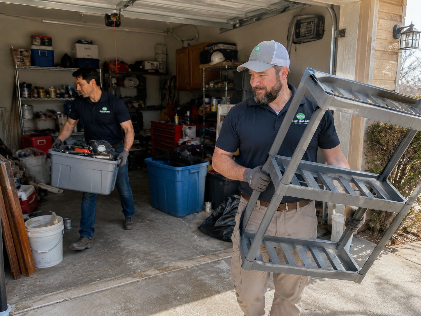 Junk Out ABQ crew at work