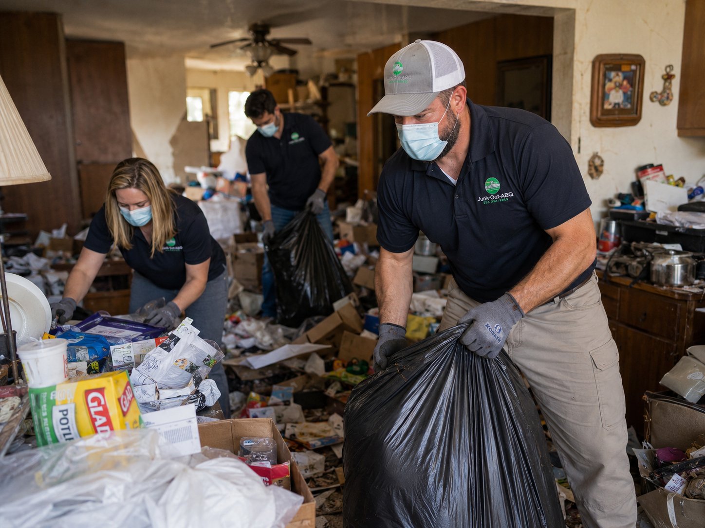 Junk Out ABQ crew at work