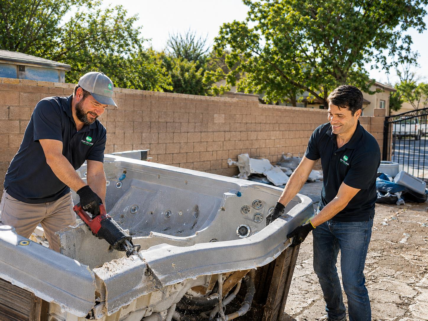Junk Out ABQ crew at work