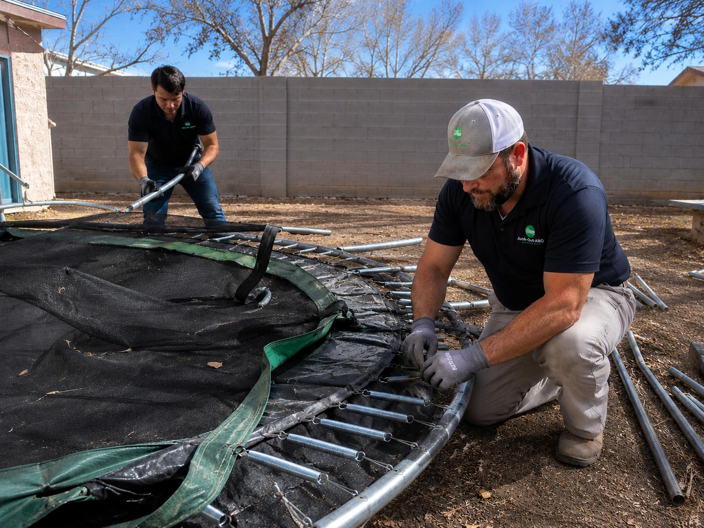 Junk Out ABQ crew at work