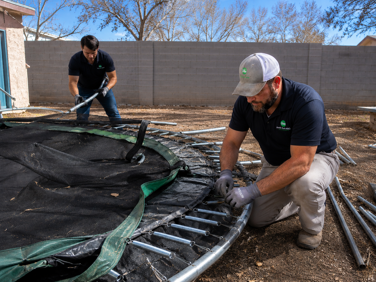 Junk Out ABQ crew at work