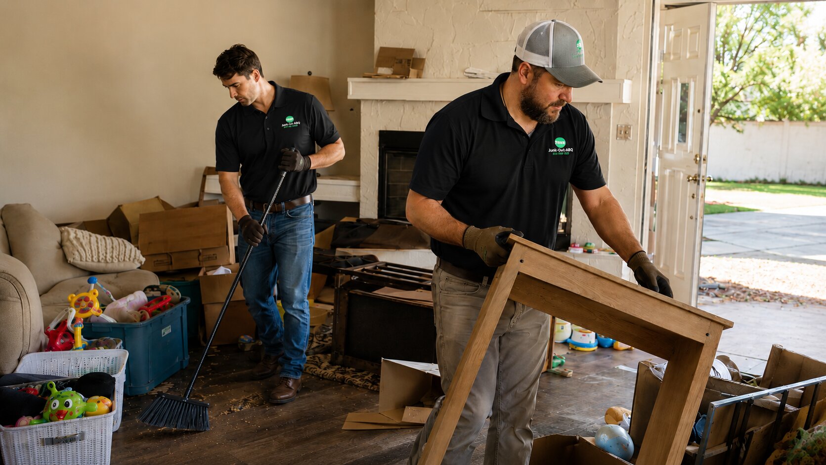 Residential Junk Removal in Albuquerque, NM | Same-Day in Albuquerque before Junk Out ABQ cleared it